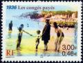 Le siècle au fil du timbre : 1936 : Les congés payés 