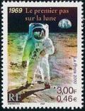  Le siècle au fil du timbre : 1969, Le premier pas sur la lune 