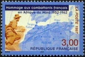 Enveloppe Hommage aux Combattants Français en Afrique