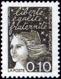  Marianne du 14 Juillet, Liberté, égalité, fraternité <br>Marianne de Luquet 0f 10
