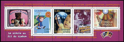 La bande carnet ,le siècle au fil du timbre la Communication 