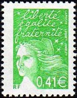  Marianne de Luquet 0,41 € vert 