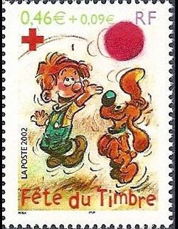  Fête du timbre, personnage de bande dessinée Boule et Bill 