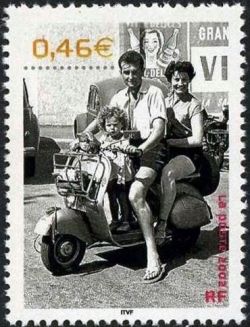  Le siècle au fil du timbre : Vie quotidienne <br>Un superbe été - Saint-Brévin-les-Pins en 1955