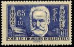 timbre N° 383, Victor Hugo (1802-1885) - Pour les chômeurs intellectuels