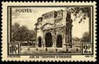 timbre N° 389, Orange, Arc de Triomphe