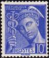 timbre N° 407, Type Mercure 2ème série