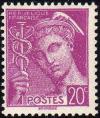 timbre N° 410, Type Mercure 2ème série