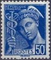timbre N° 414A, Type Mercure 2ème série