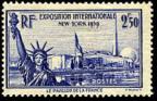 timbre N° 458, Exposition internationale de New York