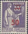 timbre N° 478, Type Paix 50c sur 55c