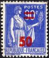 timbre N° 482, Type Paix 50c sur 90c