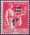 timbre N° 483, Type Paix 1F sur 1F25