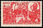 timbre N° 608, Charte du Travail par le Maréchal Pétain
