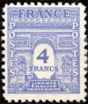 timbre N° 627, Arc de triomphe de l'Étoile