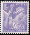 timbre N° 651, Type Iris 2ème série