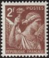 timbre N° 653, Type Iris 2ème série