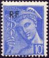 timbre N° 657, Type Mercure surchargé «RF»