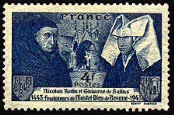  Nicolas Rolin (1380-1461) et Guigone de Salins fondateurs de l'Hôtel-Dieu de Beaune 