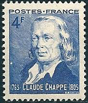 Claude Chappe (1763-1805) Astronome et ingénieur 