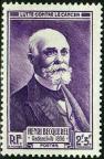 timbre N° 749, Henri Becquerel (1852-1908) prix Nobel de physique 1903