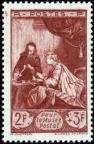 timbre N° 753, Le cachet de cire d'après J B Chardin (1699-1779)