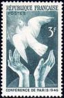 timbre N° 761, Conférence de la paix à Paris