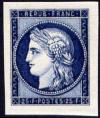timbre N° 831, Centenaire du timbre Cérès 25F bleu
