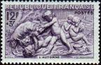 timbre N° 861, Edme Bouchardon (1698-1762) «L´Automne», statue de la fontaine des Quatre-Saisons