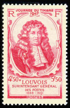  Louvois (1641-1691) Surintendant Général des Postes 1668-1691 