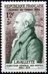 timbre N° 969, Comte de Lavalette (1804-1815) directeur général des Postes de 1804 à 1814