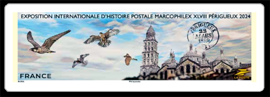  Exposition internationale d'histoire postale marcophili.ex XLVIII - PÉRIGUEUX 2024 