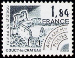  Monuments historiques préoblitéré <br>Coucy-le-château