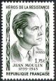  Jean Moulin (1899-1943) Timbre N° 1100 de 1957 
