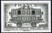  Service des ambulants ( timbre N° 609 de 1944 ) 