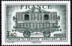  Service des ambulants ( timbre N° 609 de 1944 ) 