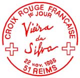 Oblitération 1er jour à Reims le 22 novembre 1986