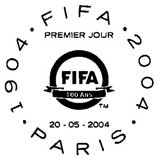 Oblitération 1er jour à Paris le 21 mai 2004