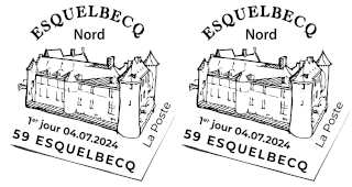 Oblitération 1er jour du 12 au 13 juillet 2024<br>- Au carré d'Encre de 10h à 19h, 13 bis rue des Mathurins, 75009 PARIS<br>- Ancienne Minoterie, de 9h à 12 et de 14h à 17h, 3 bis rue de Bergues, 59470 ESQUELBECQ (jeudi et vendredi uniquement).