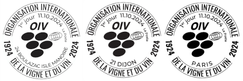 Oblitération 1er jour le 11 et 12 octobre 2024<br>- Au carré d'Encre de 10h à 19h, 13 bis rue des Mathurins, 75009 PARIS<br>- Bureau de Poste de Dijon Clémenceau, le vendredi de 9h à 12h30 et de 14h à 18h, le samedi de 9h à 12h, 26 Boulevard Georges Clémenceau, 21000 DIJON.<br>- Carré d’Imprimerie, de 9h30 à 16h30, ZI – Avenue Benoit Frachon, 24750 BOULAZAC ISLE MANOIRE (uniquement le vendredi).